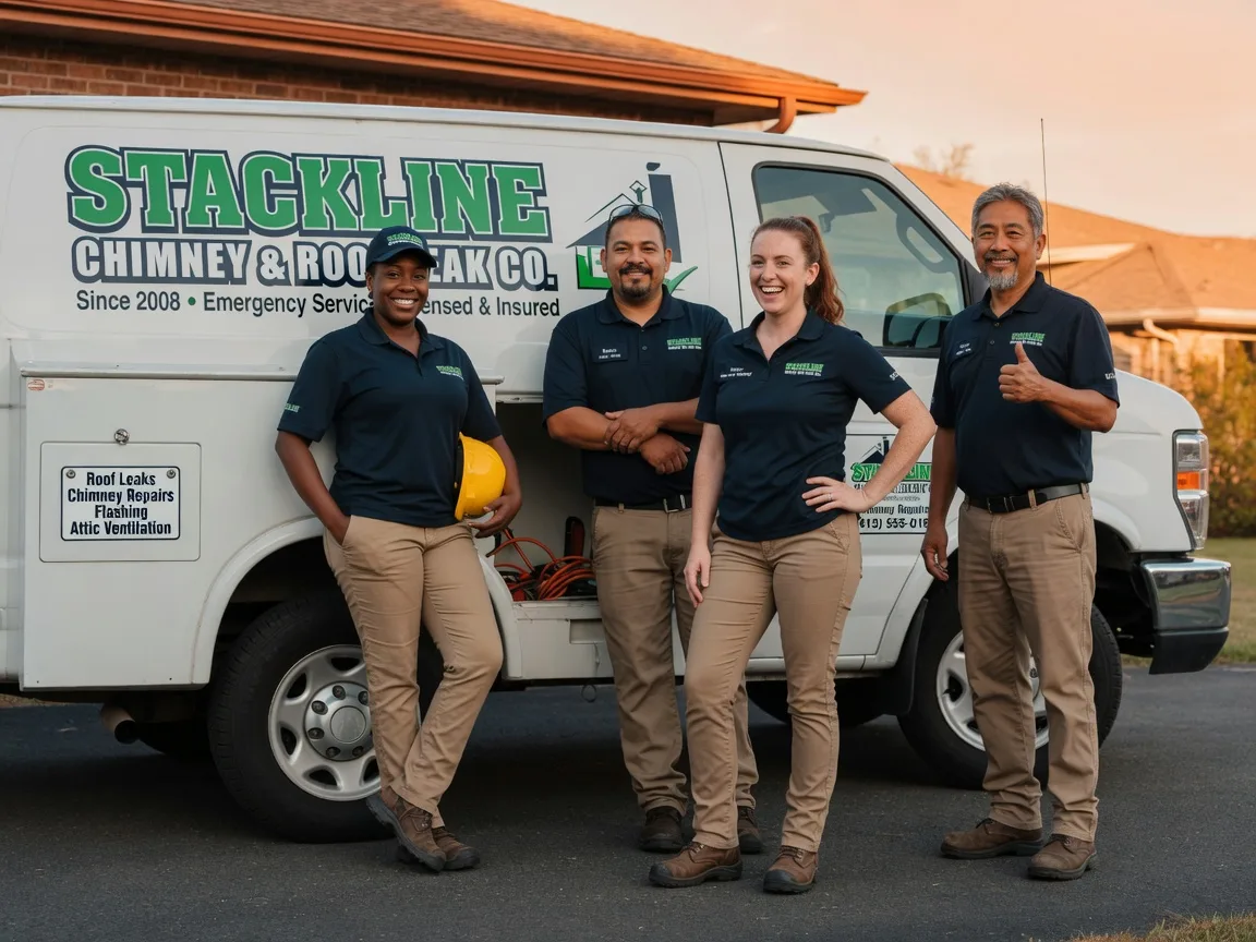 Chimney flashing repair company in Clontarf, MN